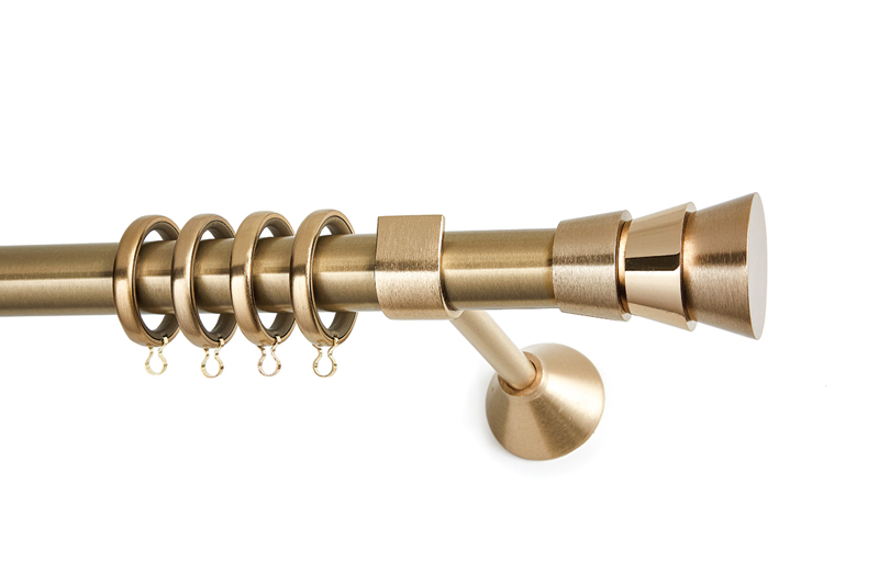 Anartisi Κουρτινόξυλο Χρυσό Φ25 TRIPLO Oro Mat